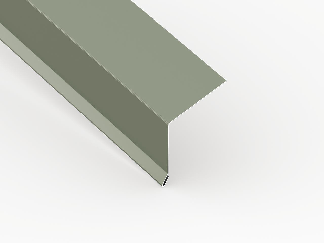 Gutter Apron Standard Kick with Hem Sheet Metal Supply